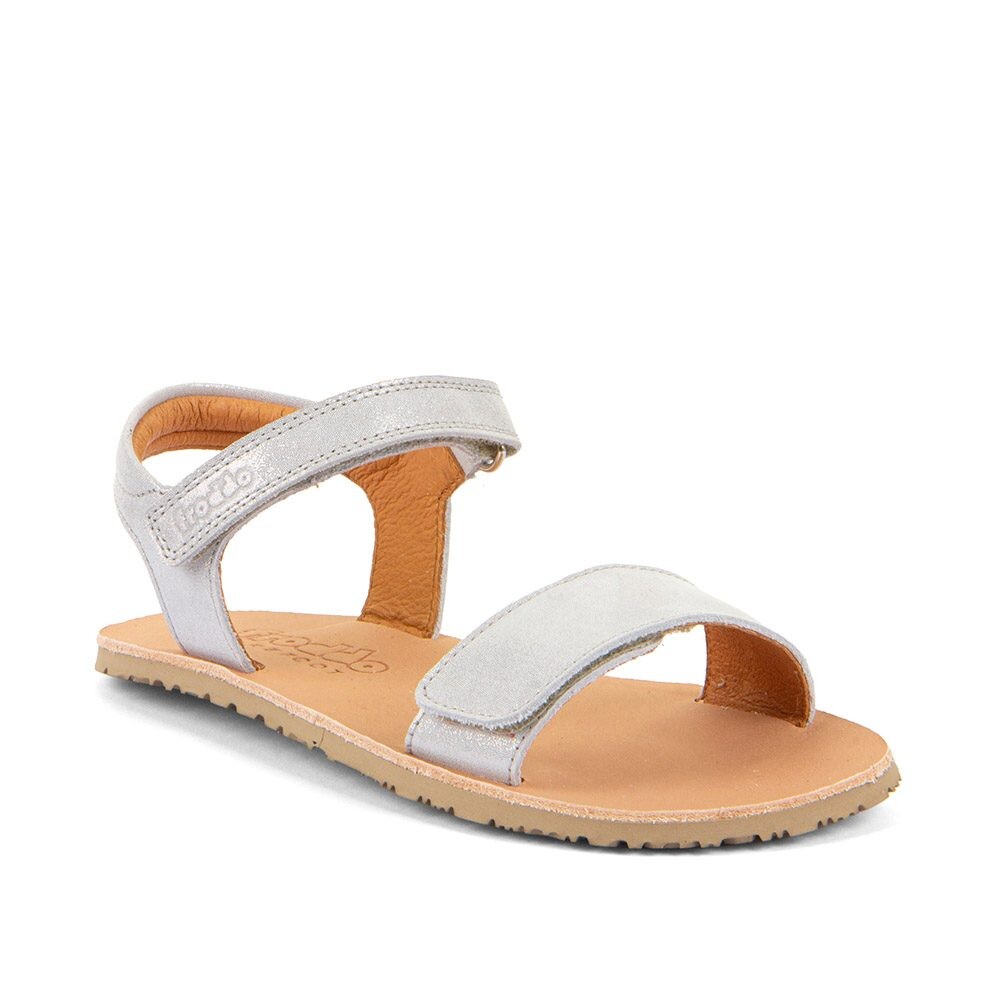 Dívčí barefoot sandály FLEXY LIA Silver Froddo G3150264-27 - 30
