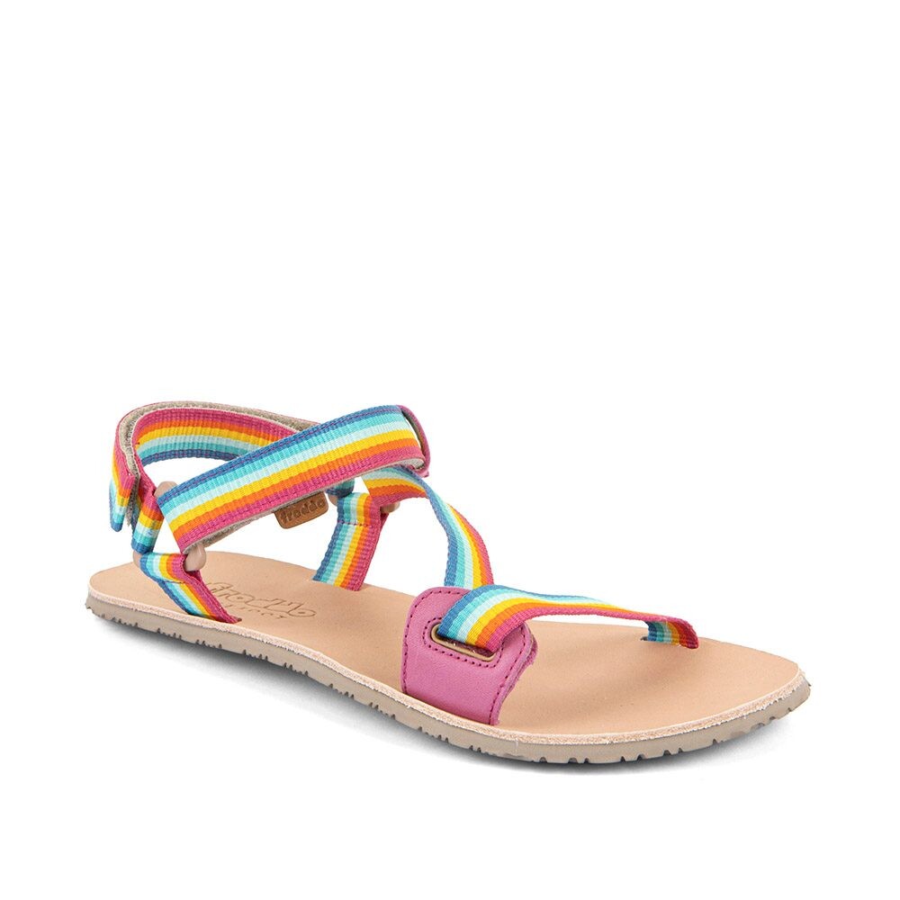 Dívčí barefoot sandály FLEXY STRAPS Multicolor Froddo G3150284-6 - 34