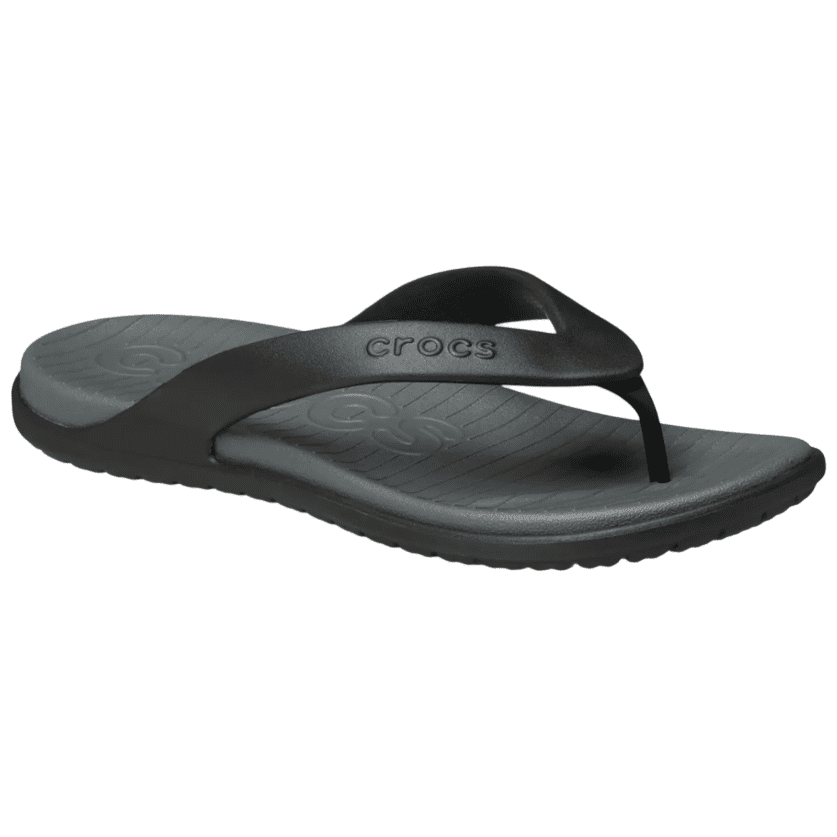 Pánské žabky Crocs Coast Flip Velikost bot (EU): 42-43 / Barva: černá/šedá