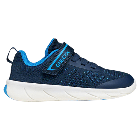 Dětské boty Geox J Foot-Run Boy Navy/Azure Velikost bot (EU): 30 / Barva: modrá