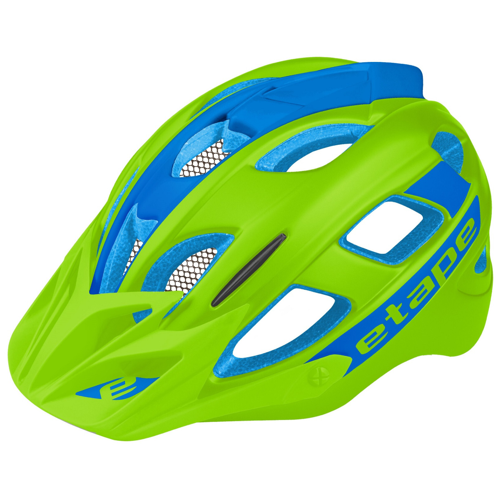 Dětská cyklistická helma Etape Hero Velikost helmy: 53-55 cm / Barva: zelená/modrá