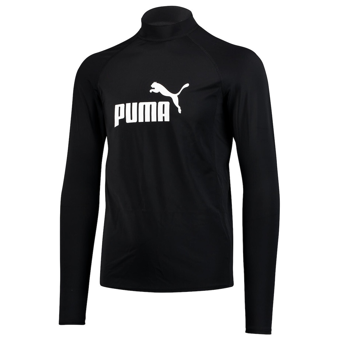 Pánské plavky Puma Long Sleeve Rash Guard Velikost: M / Barva: černá/bílá