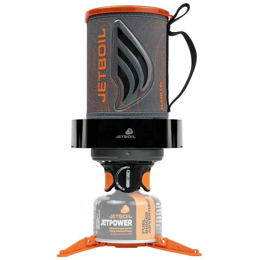 Vařič Jet Boil Flash 1.0L WindGuardKit Barva: šedá/oranžová