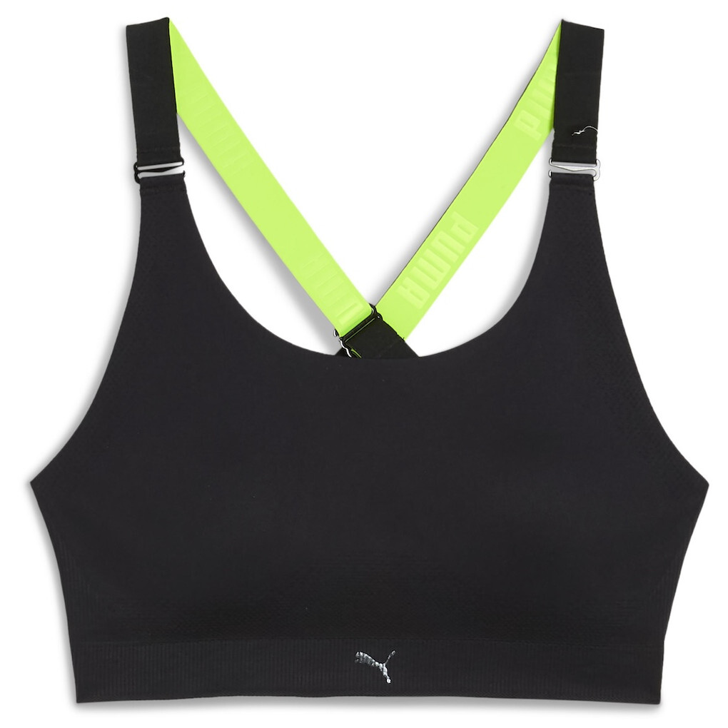 Podprsenka Puma 3D Knit Sport Top Velikost podprsenky: S / Barva: černá