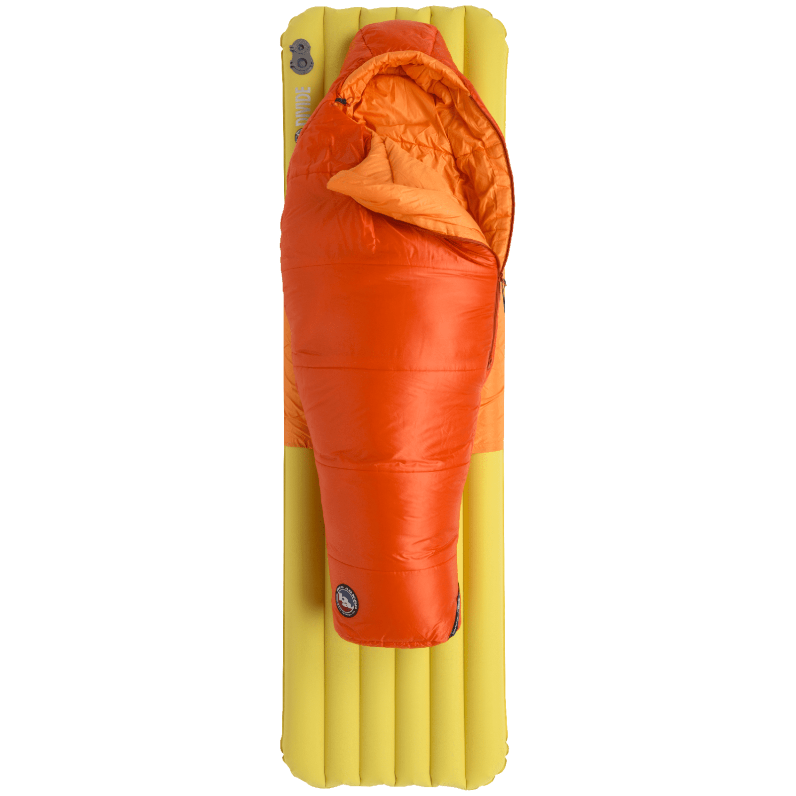 Dětský spacák Big Agnes Little Red 20 Zip: Levý / Barva: oranžová