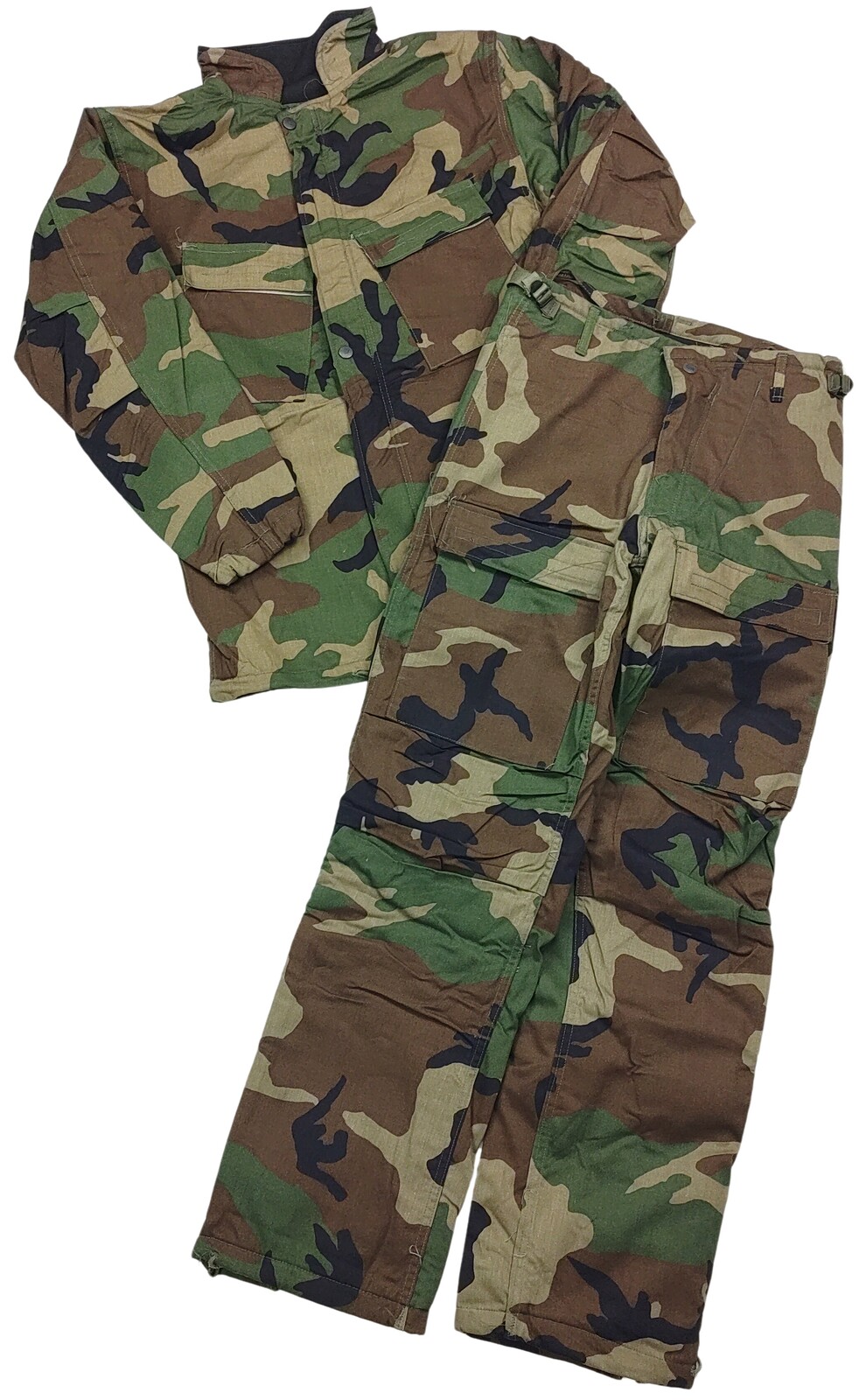 Protichemický oblek CBRN US Woodland bez kapuce Velikost: XX-Small