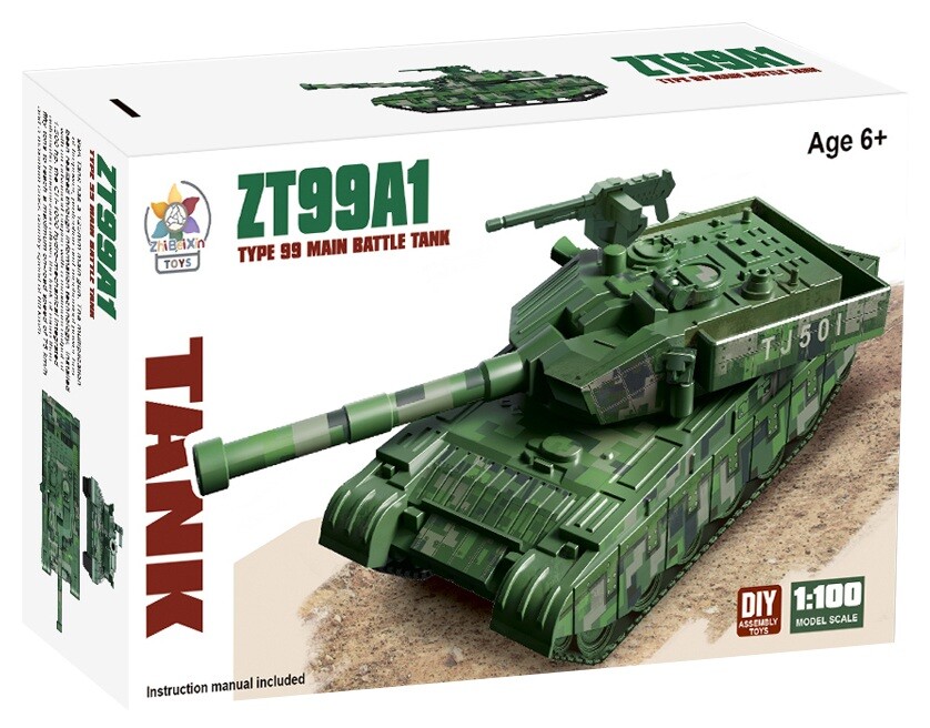 Bojový tank plastový model Kombat® Varianta: ZT99A1 TYPE 99