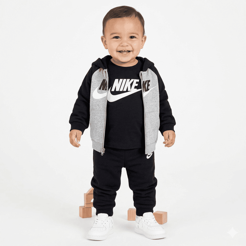 Nike kids color blocked hbr jogger set 12m