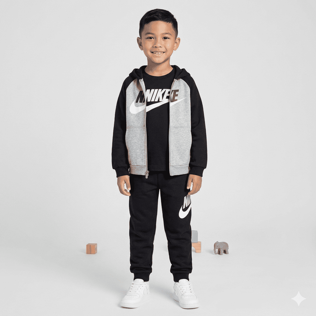 Nike kids color blocked hbr jogger set 104-110 cm