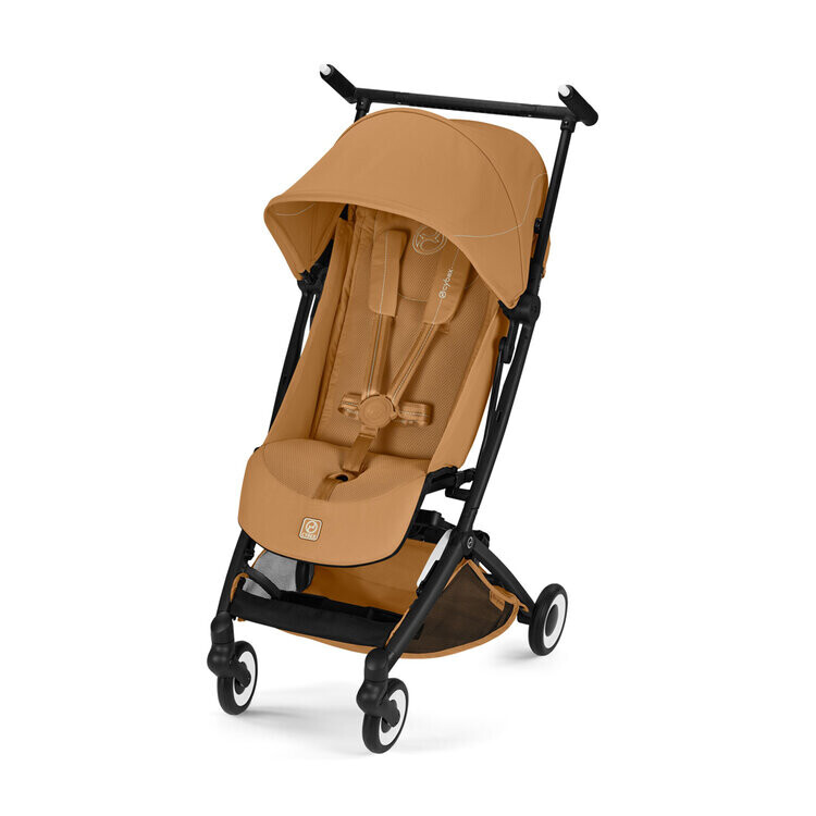 CYBEX Golfový kočárek Libelle Black - Cinnamon Yellow Gold