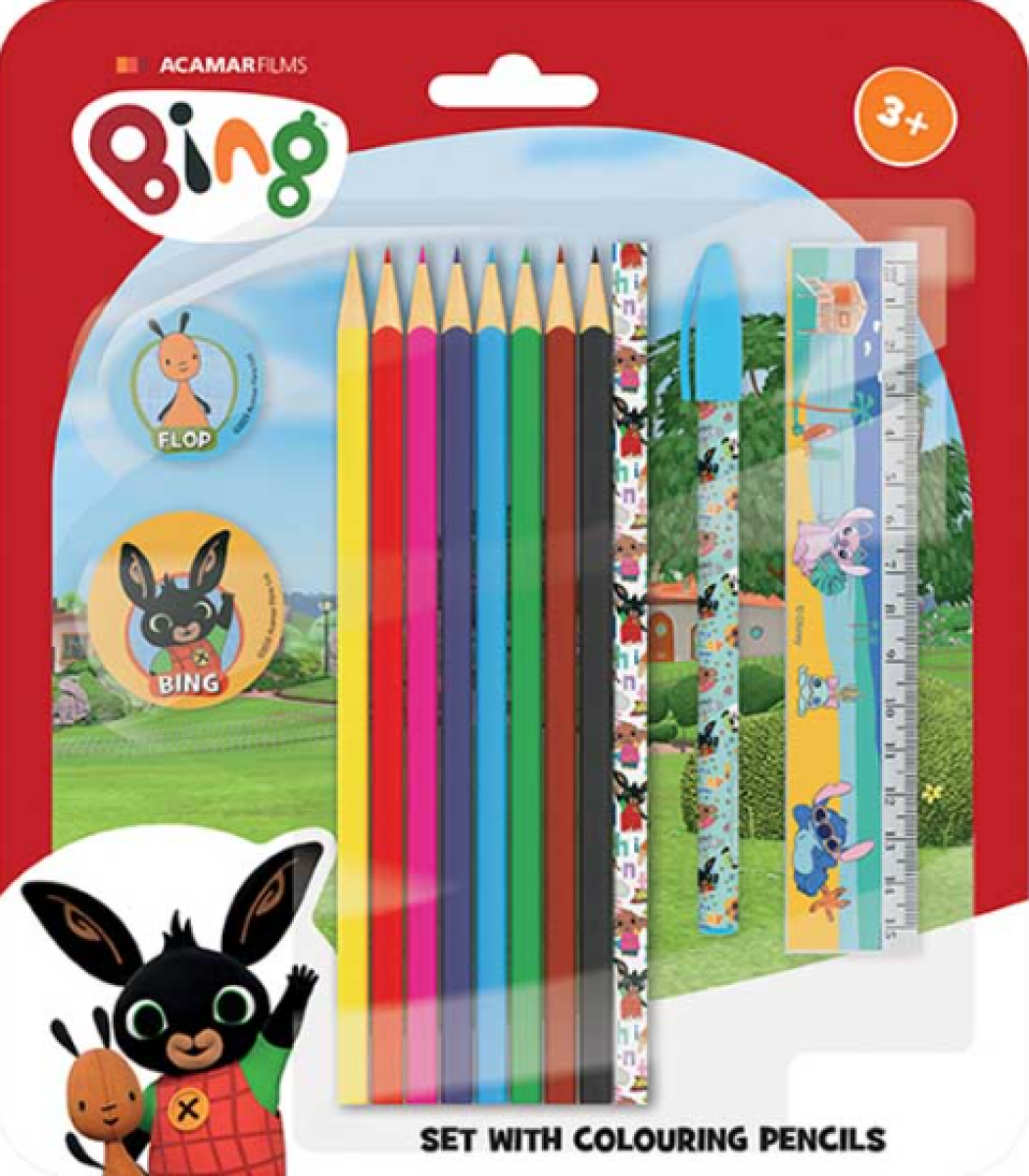 Bing - Set s pastelkami - Neuveden