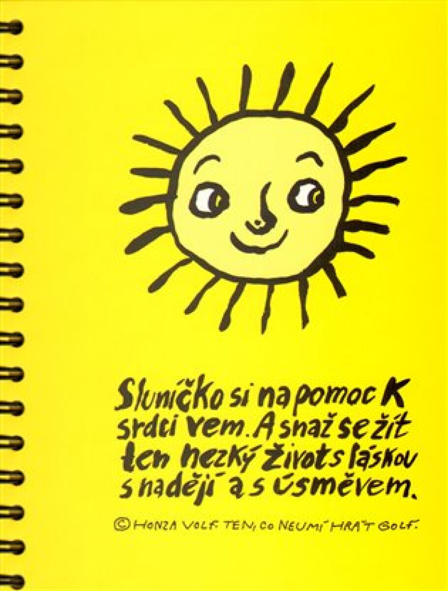 Sluníčko si na pomoc k srdci vem (poškozená) - Honza Volf