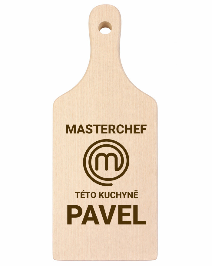 Dřevěné prkénko 14x30 cm - Masterchef této kuchyně