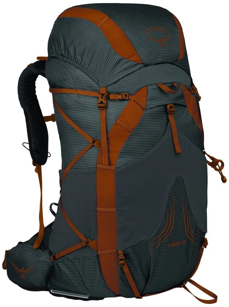 Osprey EXOS 58 dark charcoal grey Velikost: S/M 810165740471