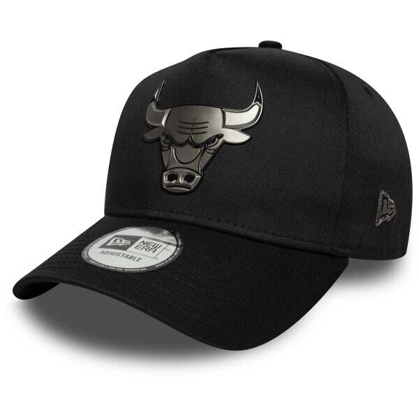 New Era CHICAGO BULLS NBA METALLIC Kšiltovka, černá, velikost UNI