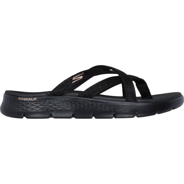 Skechers GO WALK FLEX SANDAL Dámské žabky, černá, velikost