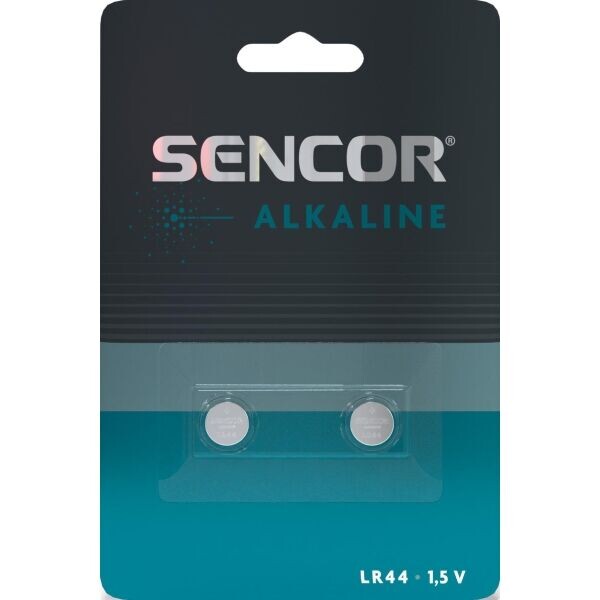 Sencor SBA LR44 2BP ALK Alkalické baterie, stříbrná, velikost