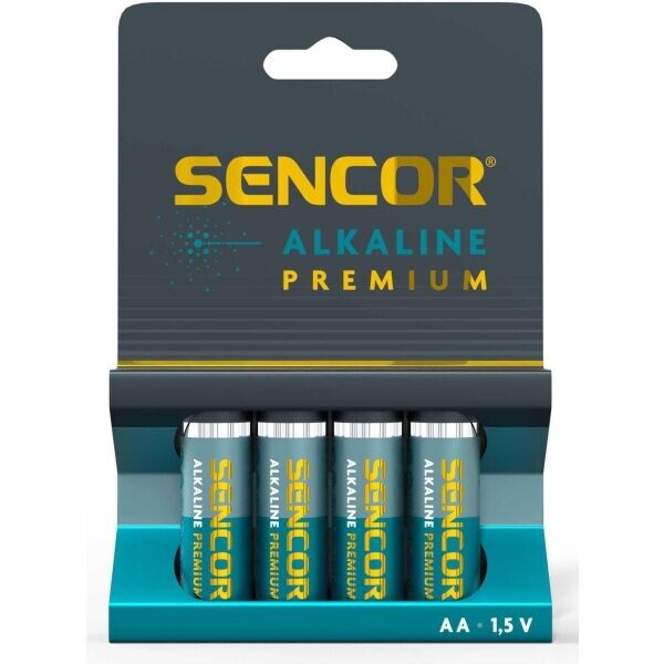 Sencor SBA LR6 4BP AA ALK PREMIUM Alkalické baterie, modrá, velikost