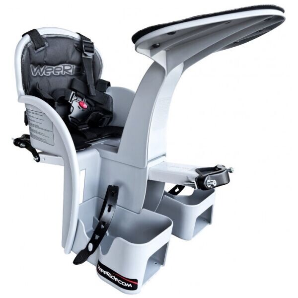 WEERIDE SAFE FRONT PLATINUM Dětská přední sedačka na kolo, černá, velikost