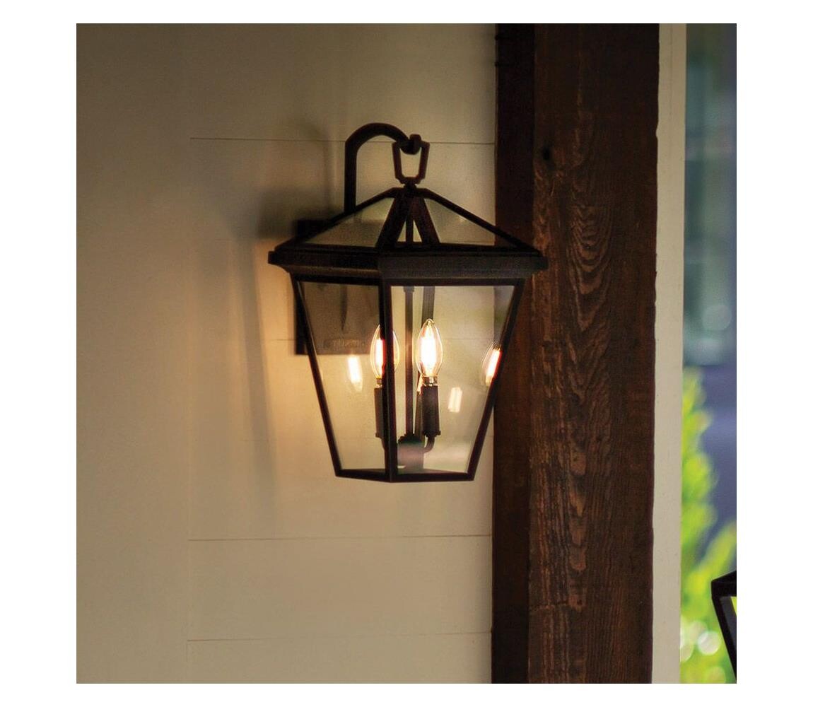 Elstead Quintiesse QN-ALFORD-PLACE2-M-MB - Ven. nást. lampa ALFORD M 2xE14/40W/230V IP44 QN-ALFORD-PLACE2-M-MB