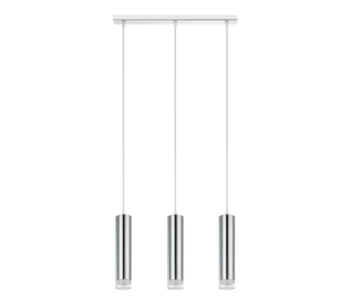 Lustr na lanku ARMIN 3xGU10/10W/230V lesklý chrom LM-3.245/CHROM