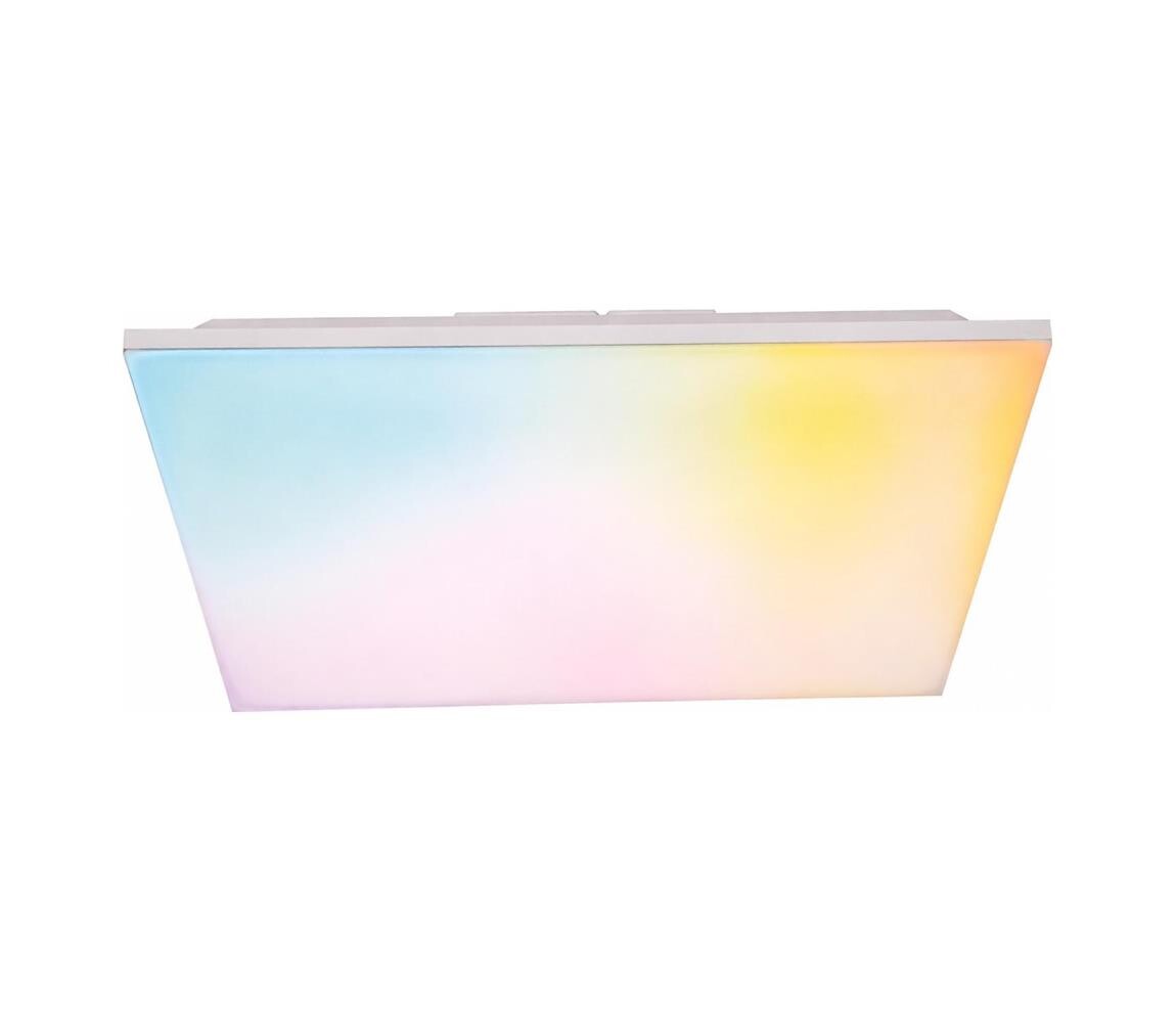 LED RGBW Stmívatelný panel LED/24W/230V bílá + dálkové ovládání 9A22035