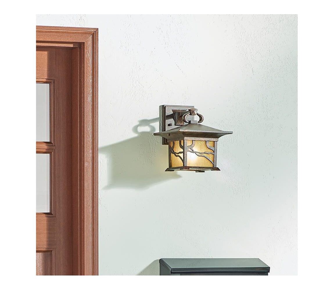 Elstead Quintiesse QN-MORRIS-M - Ven. nástě. lampa MORRIS M 1xE27/60W/230V IP44 bronzová QN-MORRIS-M