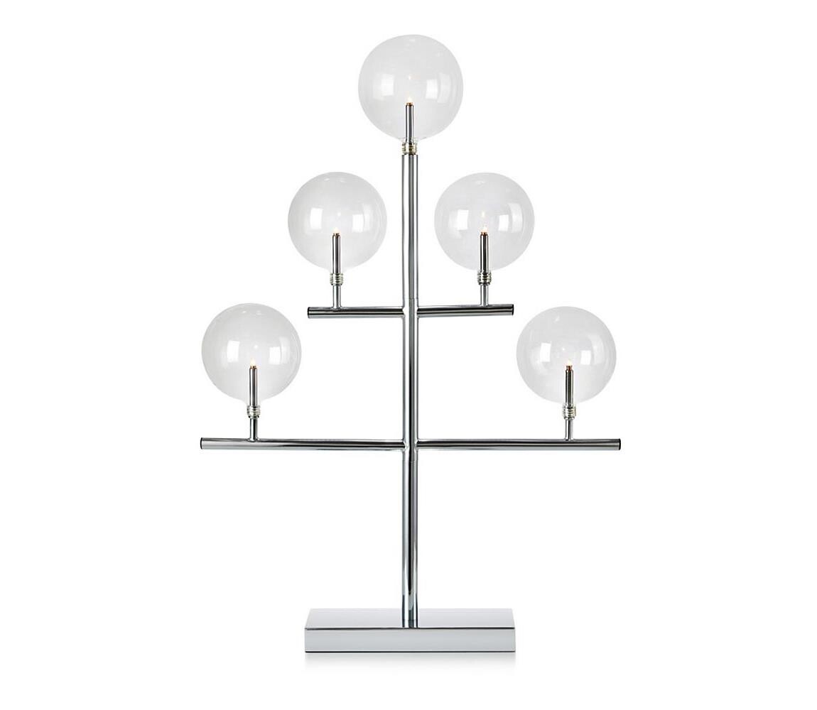 Markslöjd 704820 - Vánoční svícen MAESTRO 5xE5/0,8W/230/12V chrom 704820