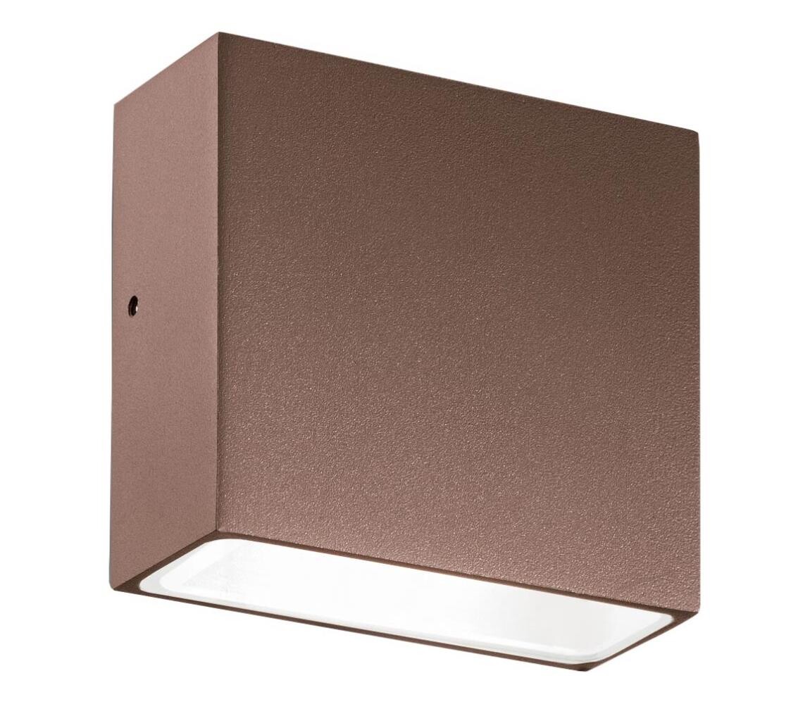 Ideal Lux - Venkovní nástěnné svítidlo TETRIS 1xG9/15W/230V IP44 hnědá 213323