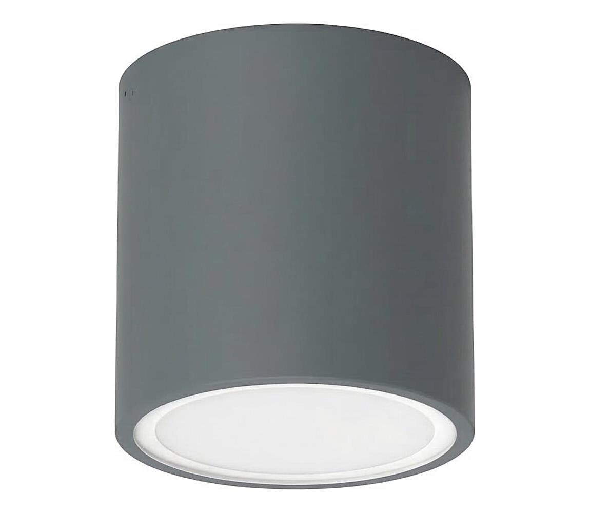Ideal Lux - Venkovní bodové svítidlo TECHO 1xGU10/20W/230V pr. 9cm IP54 antracit 318110