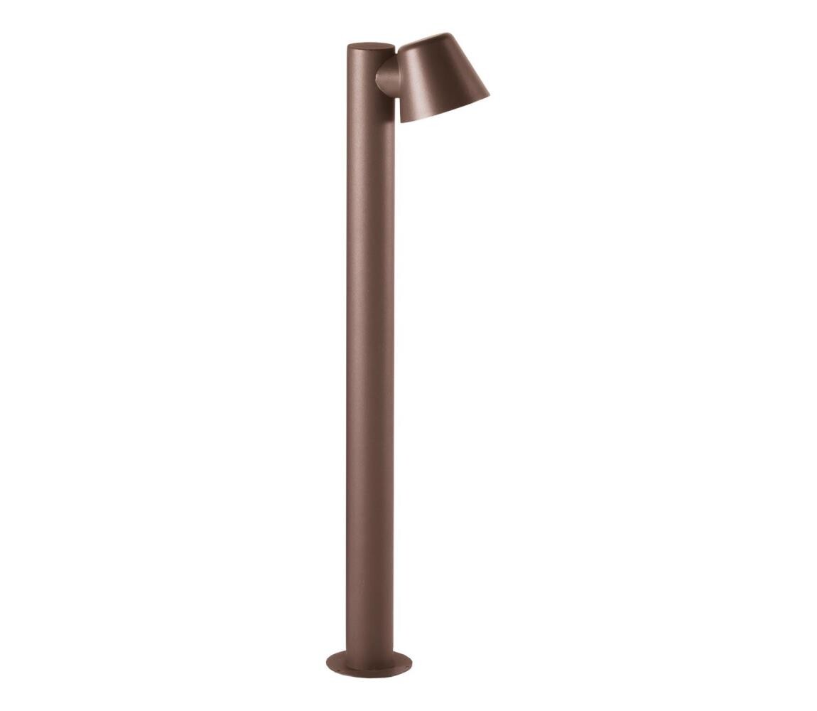 Ideal Lux - Venkovní lampa GAS 1xGU10/35W/230V 80 cm IP43 hnědá 213101