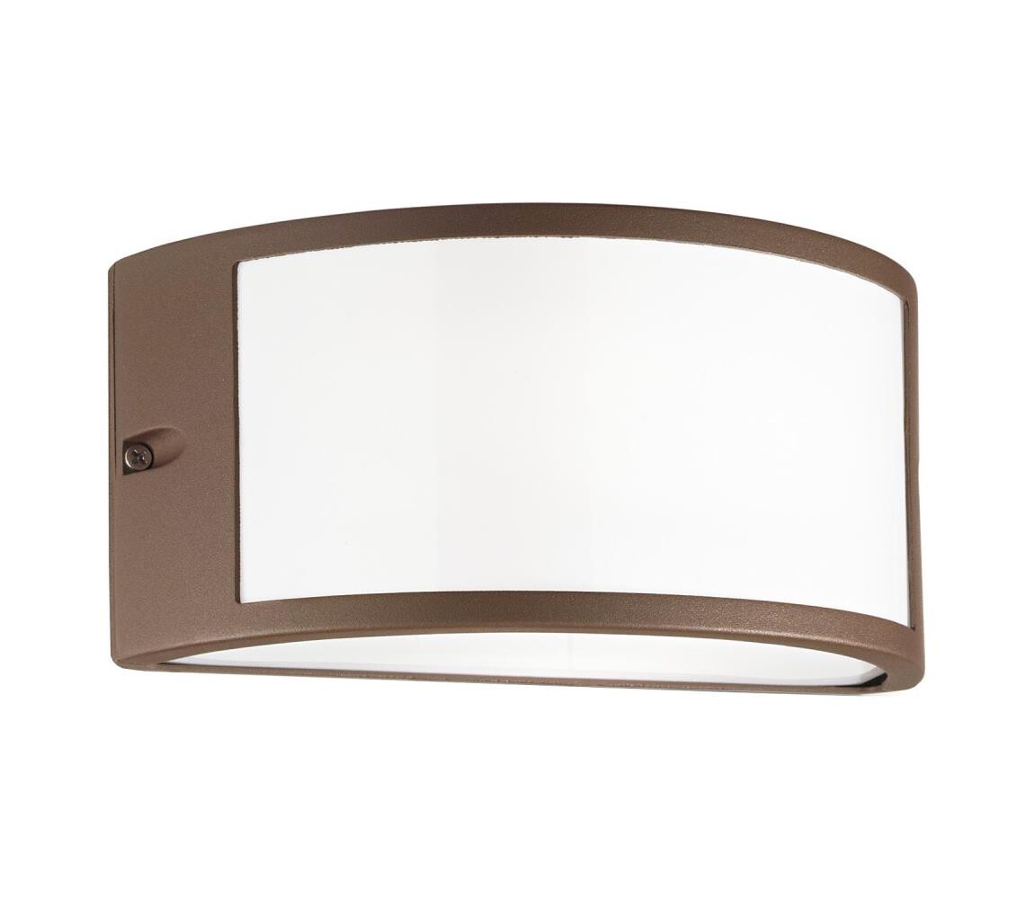 Ideal Lux - Venkovní nástěnné svítidlo REX 1xE27/60W/230V IP44 hnědá 213217