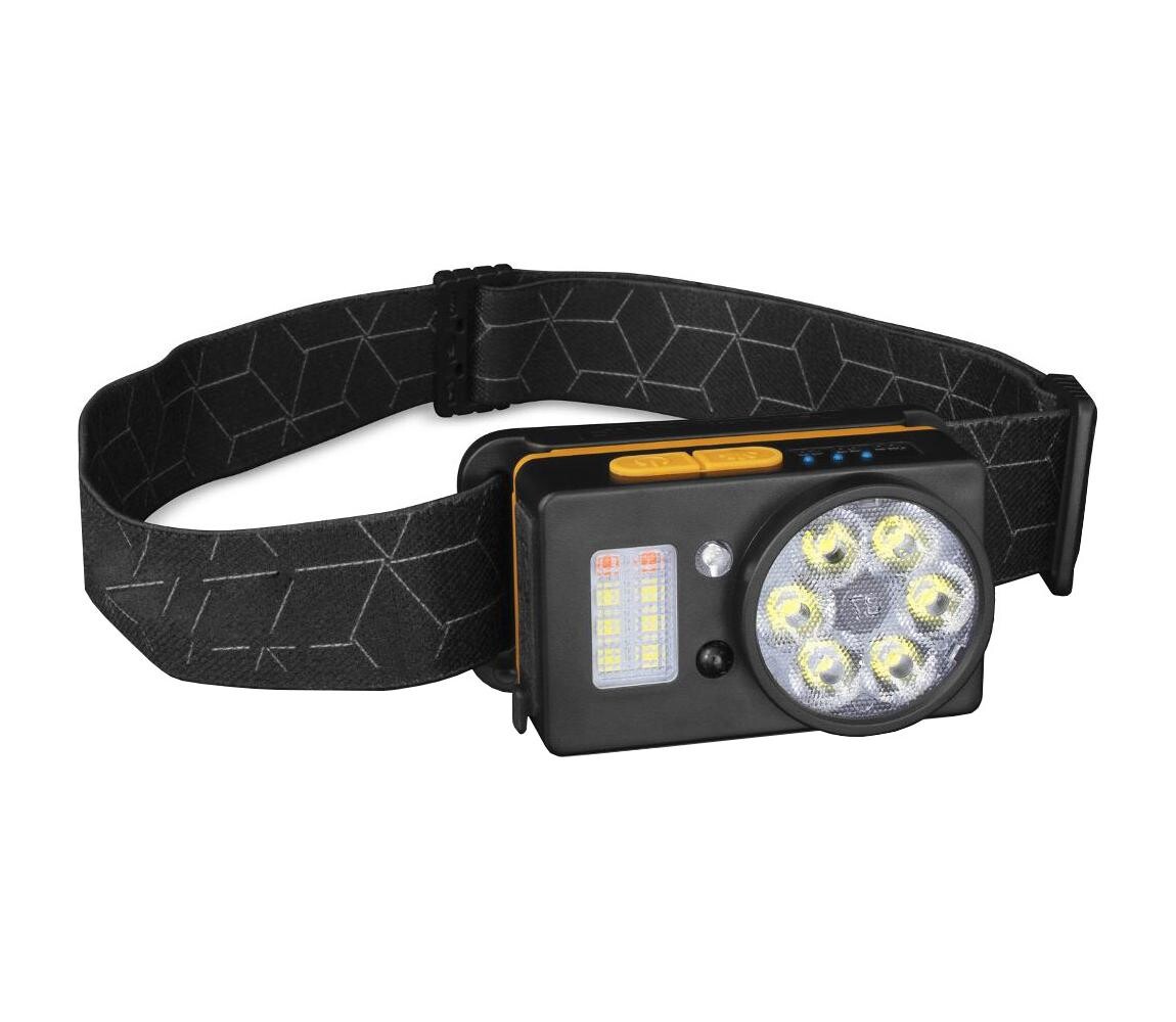 - LED Nabíjecí čelovka se senz. a funkcí powerb. LED/1200 mAh IP44 černá 50006221