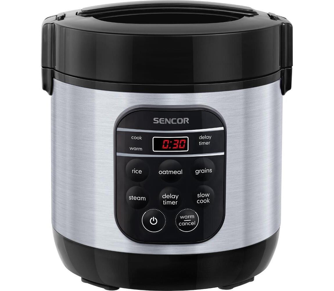 Sencor - Multifunkční rýžovar 350W/230V 0,6 l nerez/černá 41009399