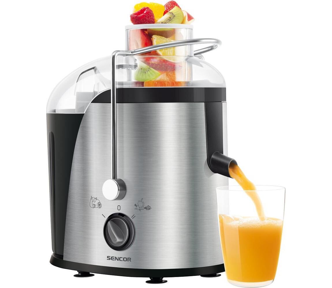 Sencor - Odšťavňovač 400W/230V matný chrom/černá 41003233