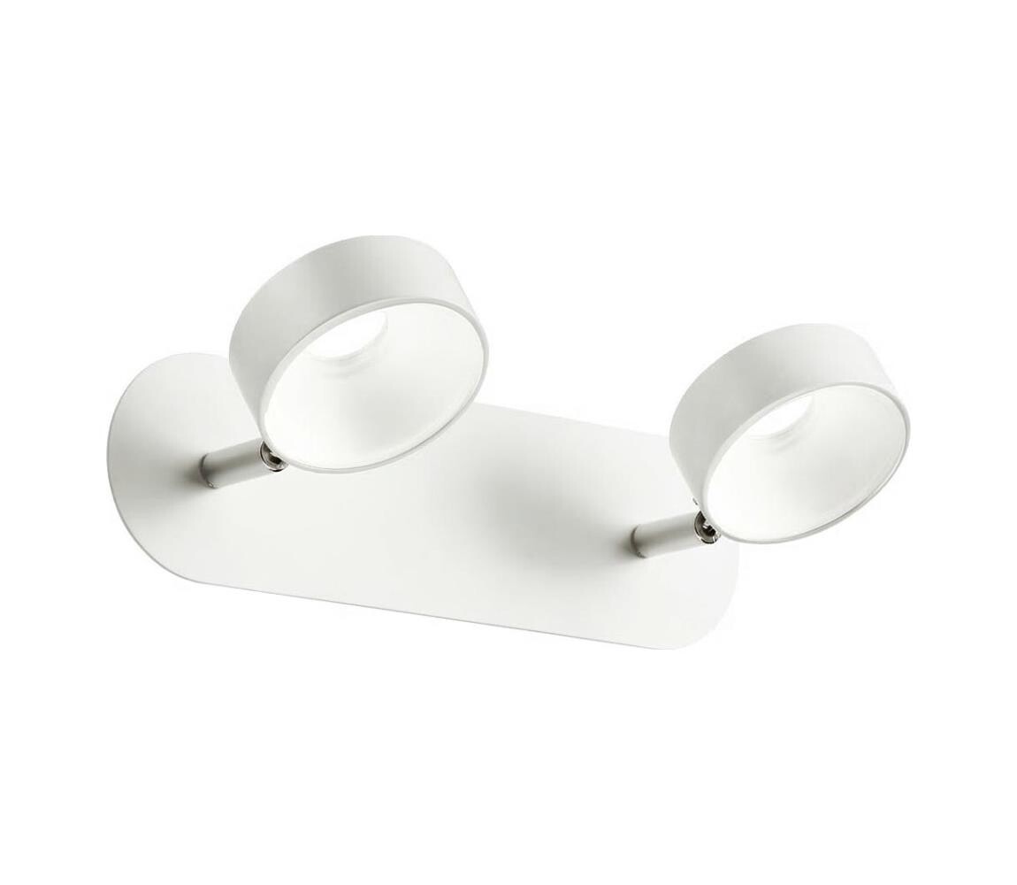 Ideal Lux - LED Nástěnné bodové svítidlo OBY 2xLED/6W/230V CRI 90 bílá 196695