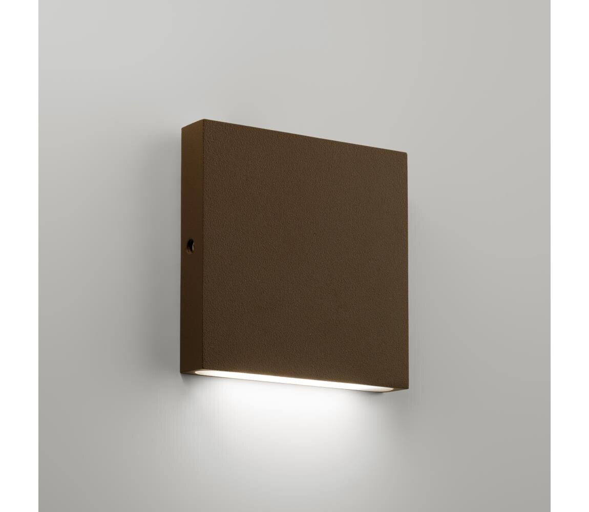 Ideal Lux - LED Venkovní nástěnné svítidlo POST-IT LED/3W/12V CRI 90 hnědá 335896