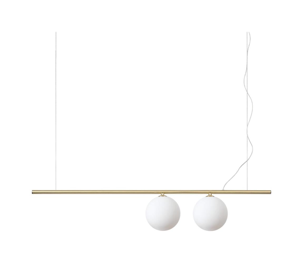 Ideal Lux - LED Lustr na lanku PERLINE 2xG9/3W/230V zlatá 282107