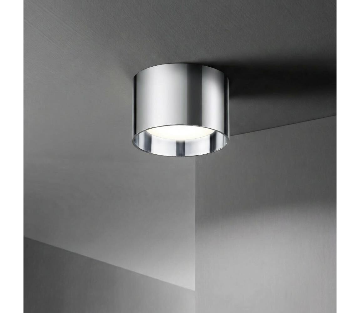 Ideal Lux - LED Bodové svítidlo SPIKE 1xGX53/9W/230V pr. 10 cm lesklý chrom 310886
