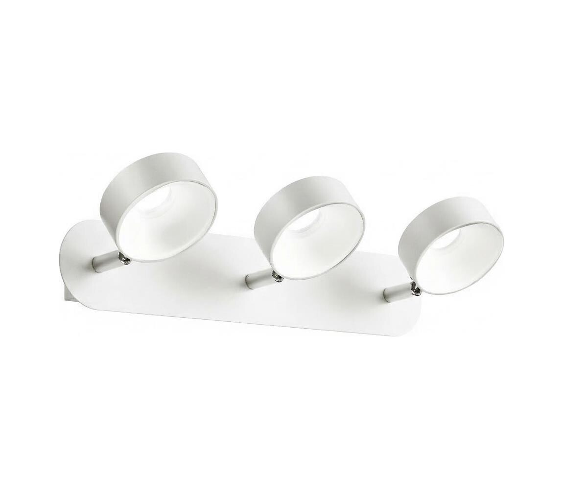 Ideal Lux - LED Nástěnné bodové svítidlo OBY 3xLED/6W/230V CRI 90 bílá 196701