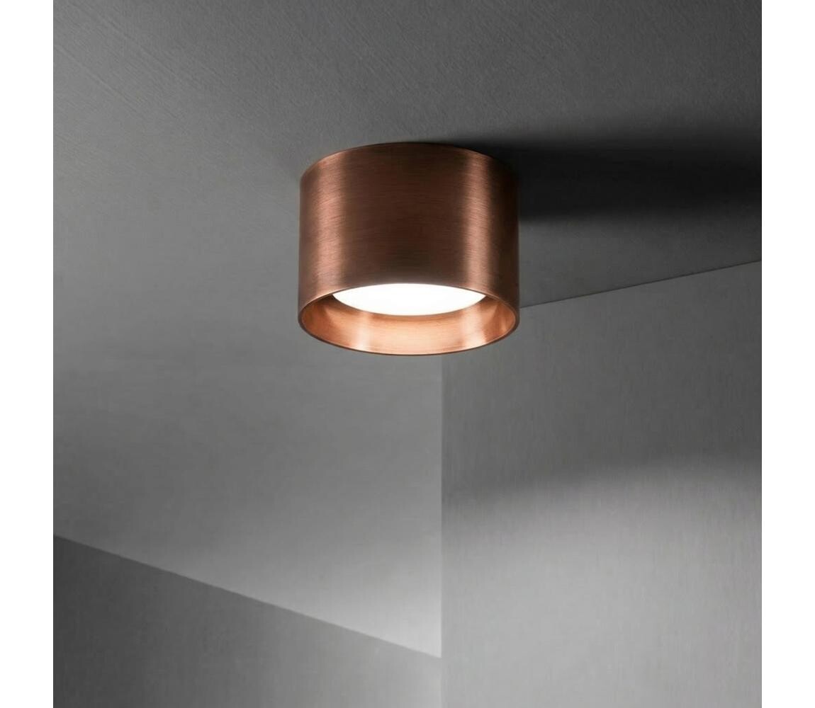 Ideal Lux - LED Bodové svítidlo SPIKE 1xGX53/9W/230V pr. 10 cm měděná 310893