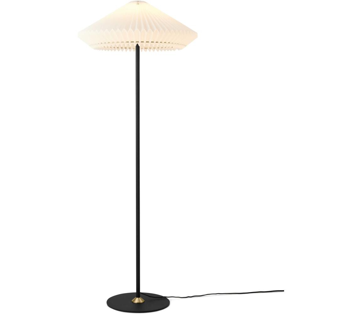 Halo Design 745043 - Stojací lampa PARIS 1xE27/40W/230V černá/bílá/dub 745043