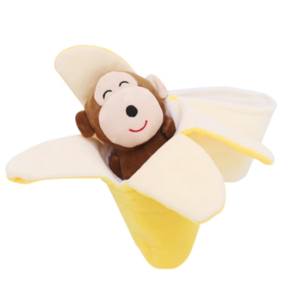 Reedog plyšová opice v banánu | Hračky pro psy