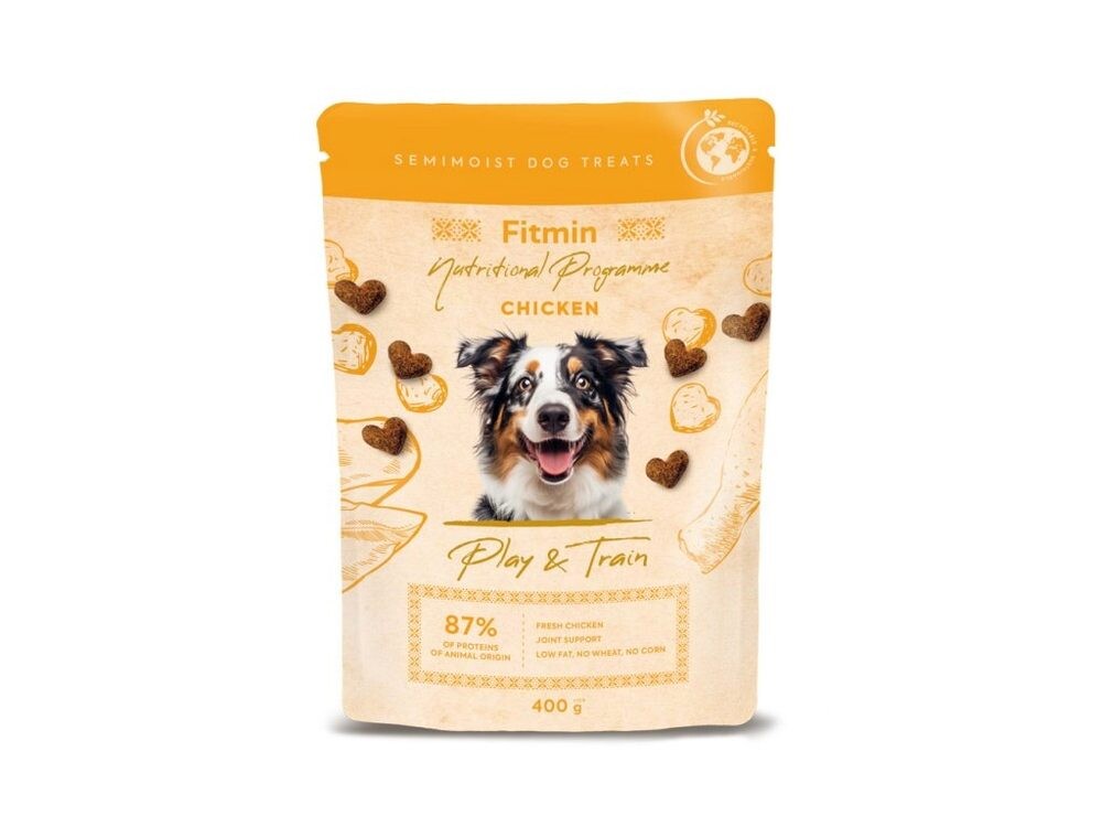 Fitmin NP Play and Train Chicken 400 g | Pamlsky pro psy