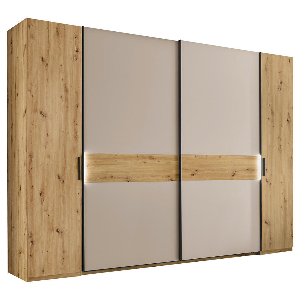Carryhome KOMBINOVANÁ SKŘÍŇ, kašmírová, dub artisan, 312/225/61 cm