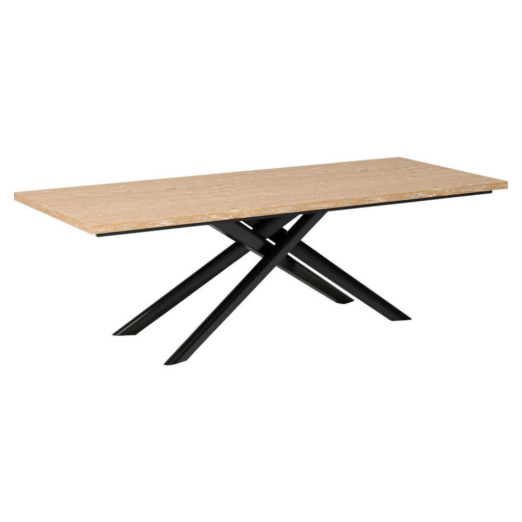 Joop! JÍDELNÍ STŮL, buk, divoký dub, černá, barvy dubu, 240/100/75 cm