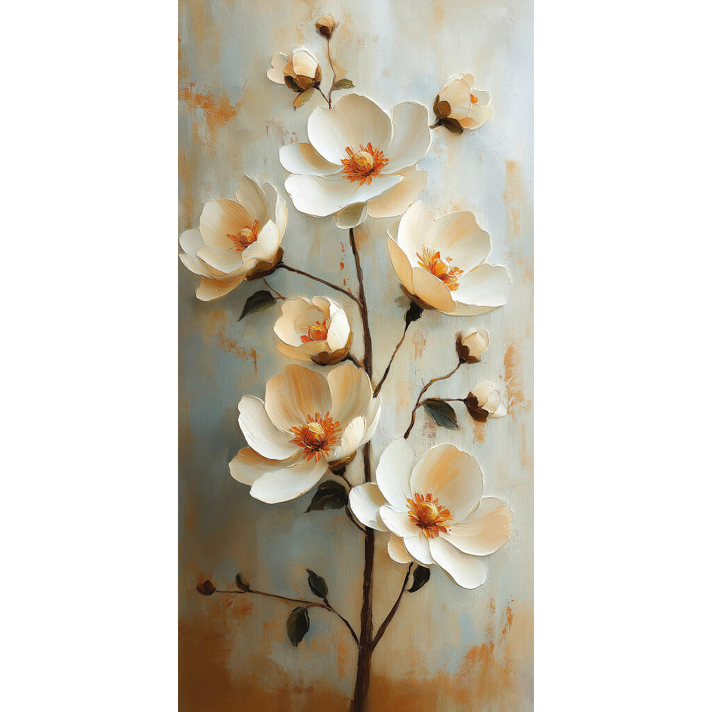 Euroart MALBA NA PLÁTNĚ, květiny, 20/40 cm