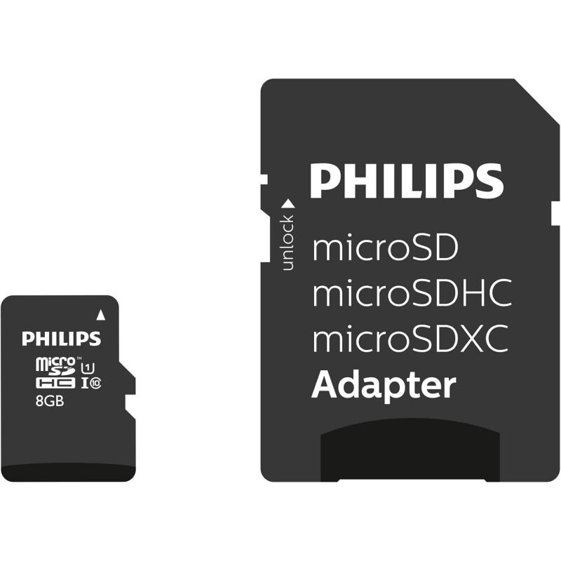 PHILIPS microSDHC UHS-I 8 GB