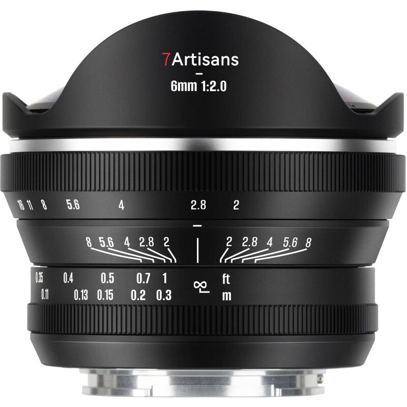7ARTISANS 6 mm f/2 Fisheye ED pro Sony E (APS-C)