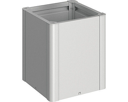 Biohort Truhlík BIOHORT Belvedere 54,7 x 54,7 x 61 cm (stříbrná metalíza)